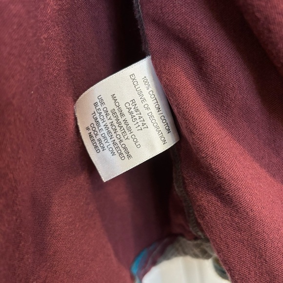 Ascend Men’s Flannel Lined Shacket Size Medium Button Shirt - Picture 4 of 10